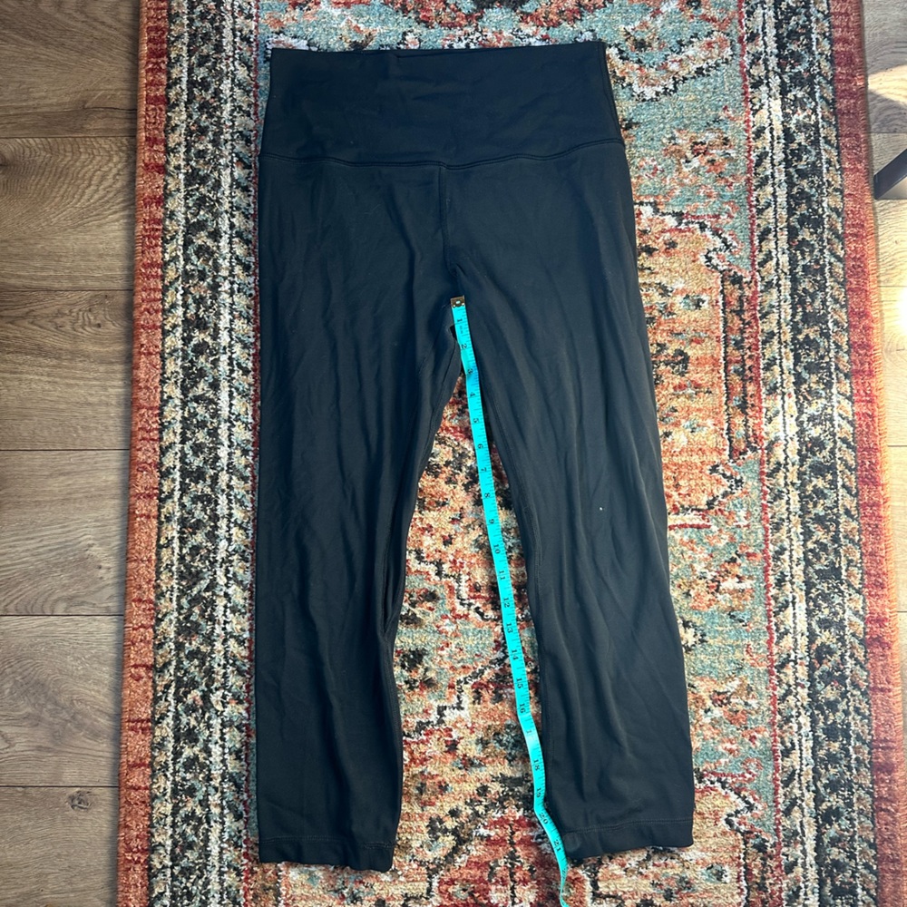 Black lululemon align Leggings size 8 with 21”